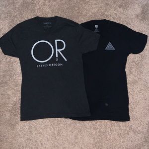 Lot of 2 barre3 t shirts